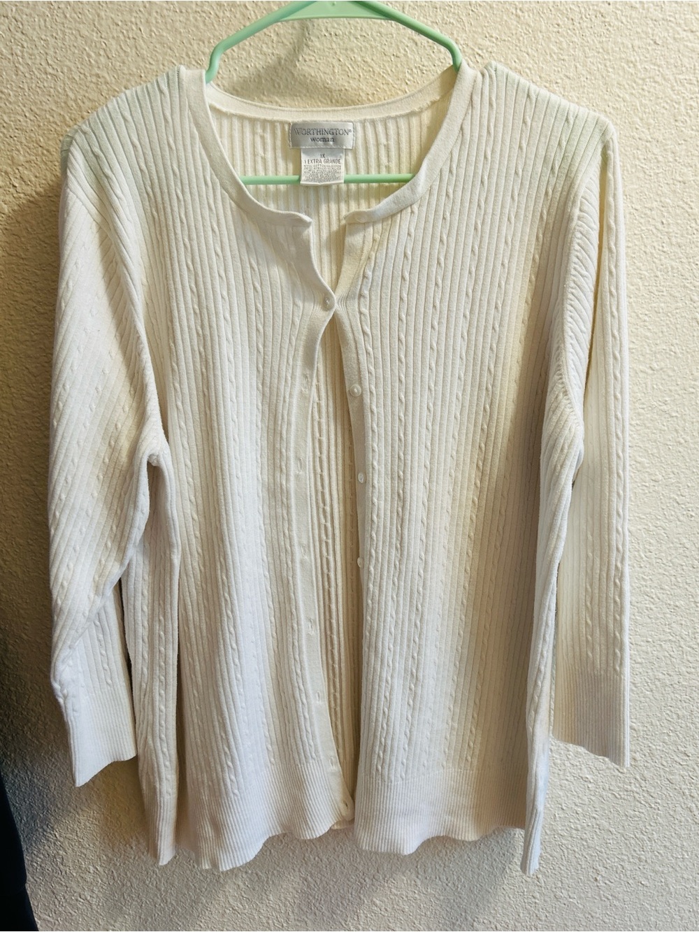 Worthington Button-Front Cardigan